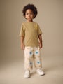 Brown Slogan Short Sleeve Small Graphic T-Shirt (3mths-8yrs) - Size 3-6 Months (62-68cm)