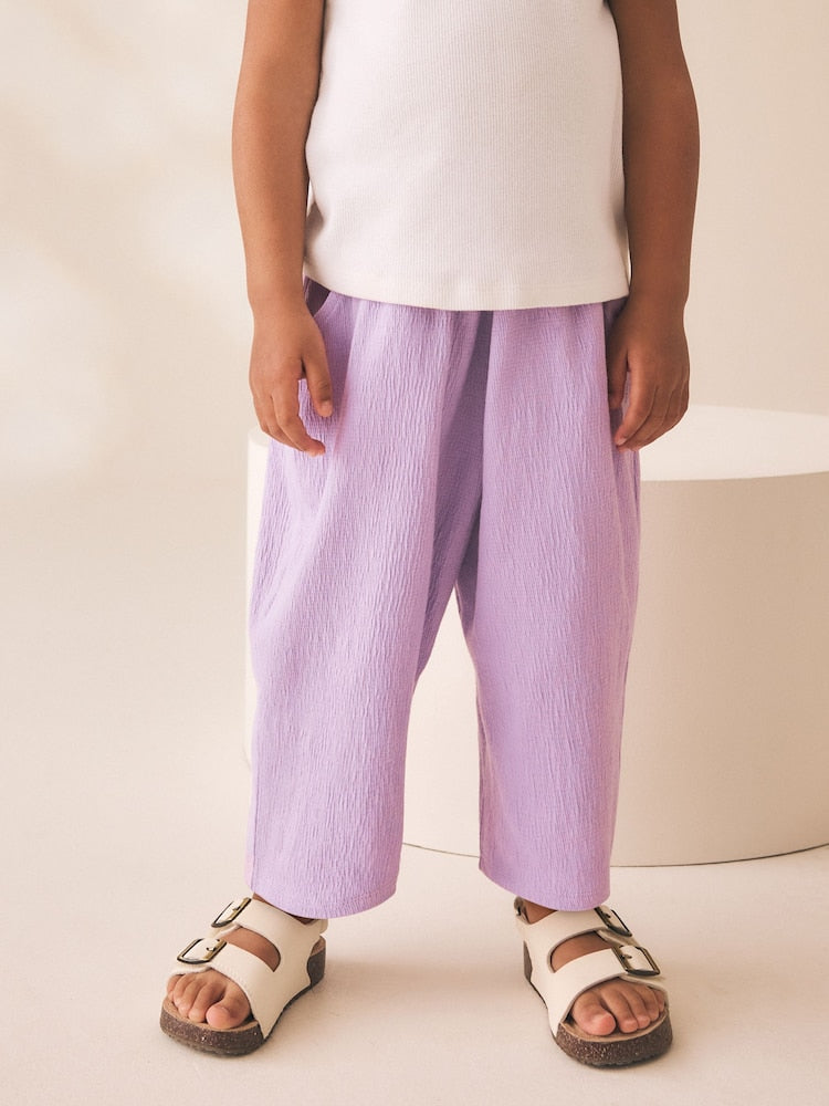 Purple Barrel Leg Trousers (3mths-7yrs)