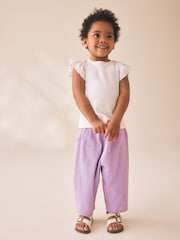 Purple Barrel Leg Trousers (3mths-7yrs)