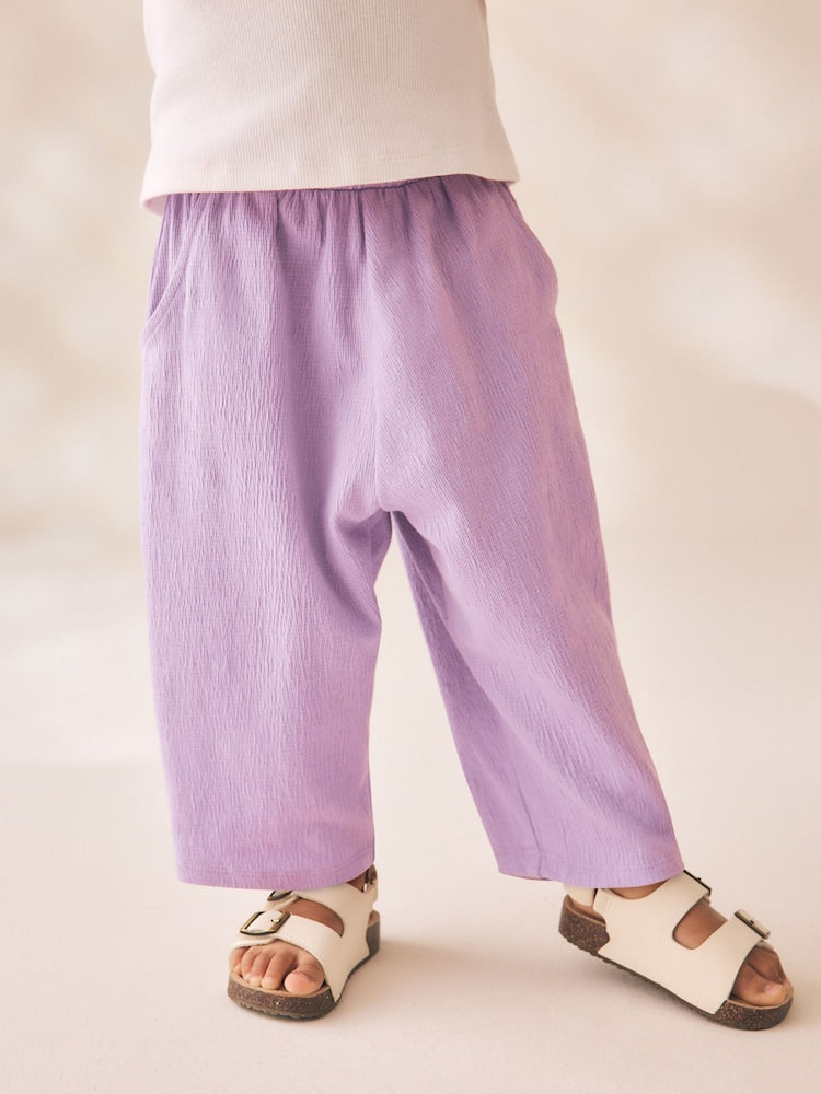 Purple Barrel Leg Trousers (3mths-7yrs)