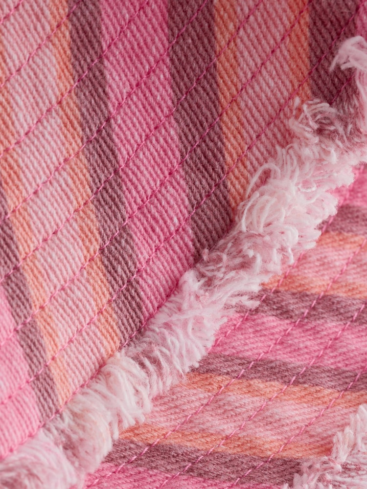 Stripe Pink Bucket Hat (3mths-16yrs)