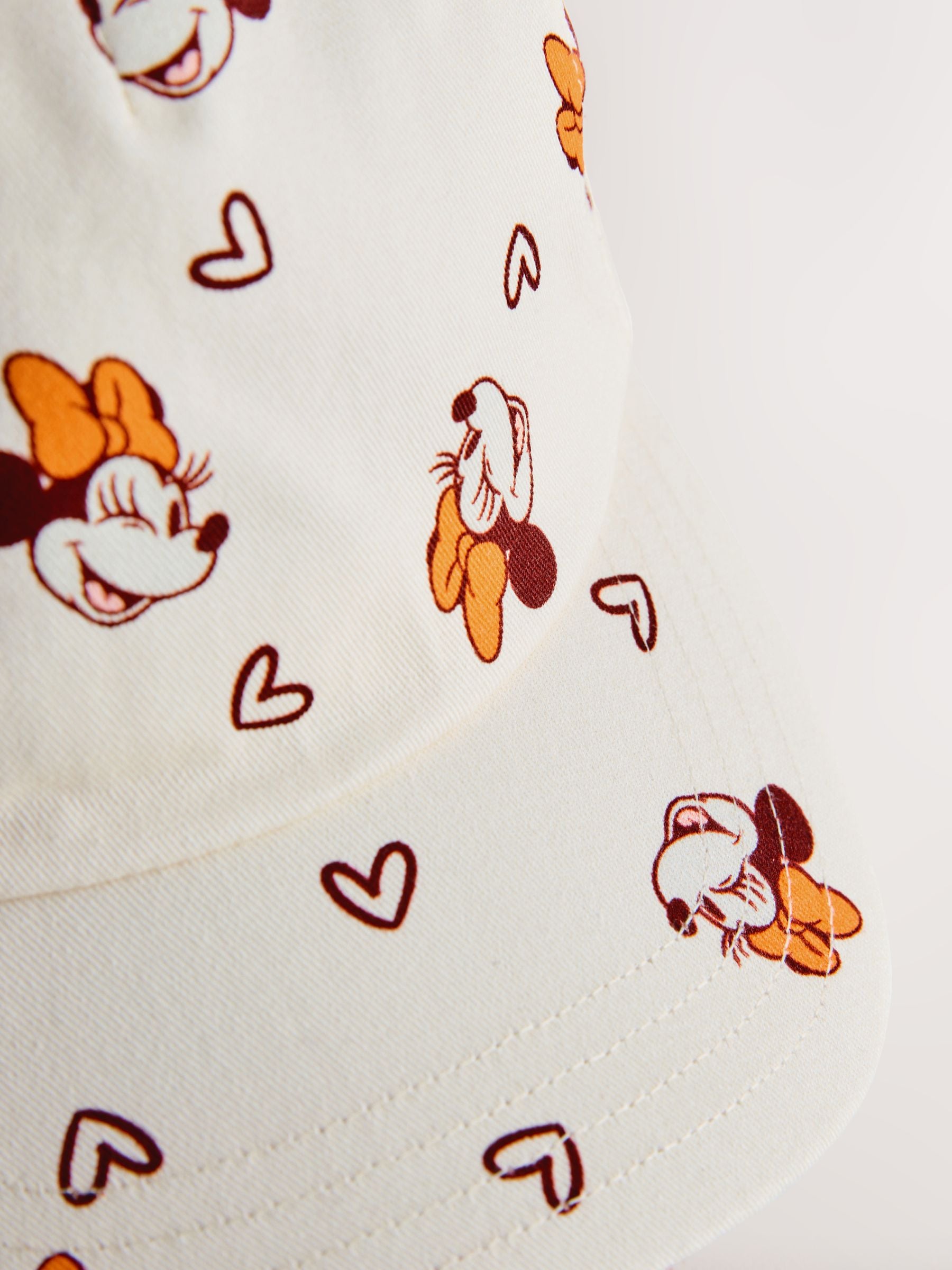 Cream Minnie Mouse Cap (1-10yrs) - Size 1-2 Years (80-92cm)
