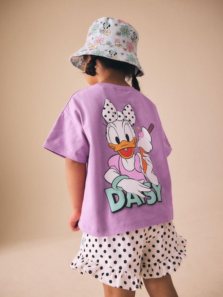 Purple Disney Daisy Duck Shorts Set (3mths-7yrs)