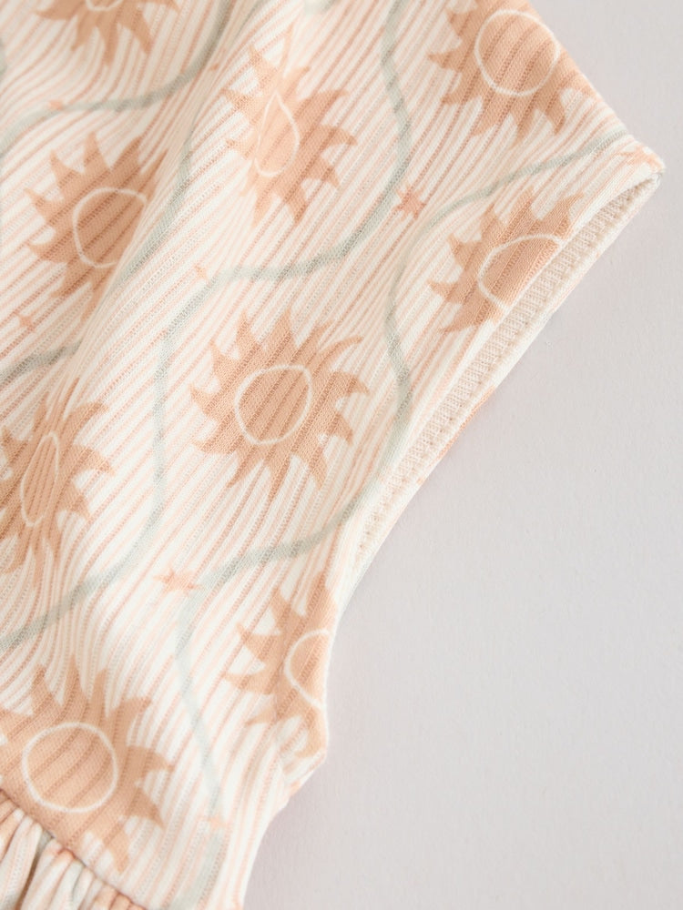 Orange Tonal Patterned