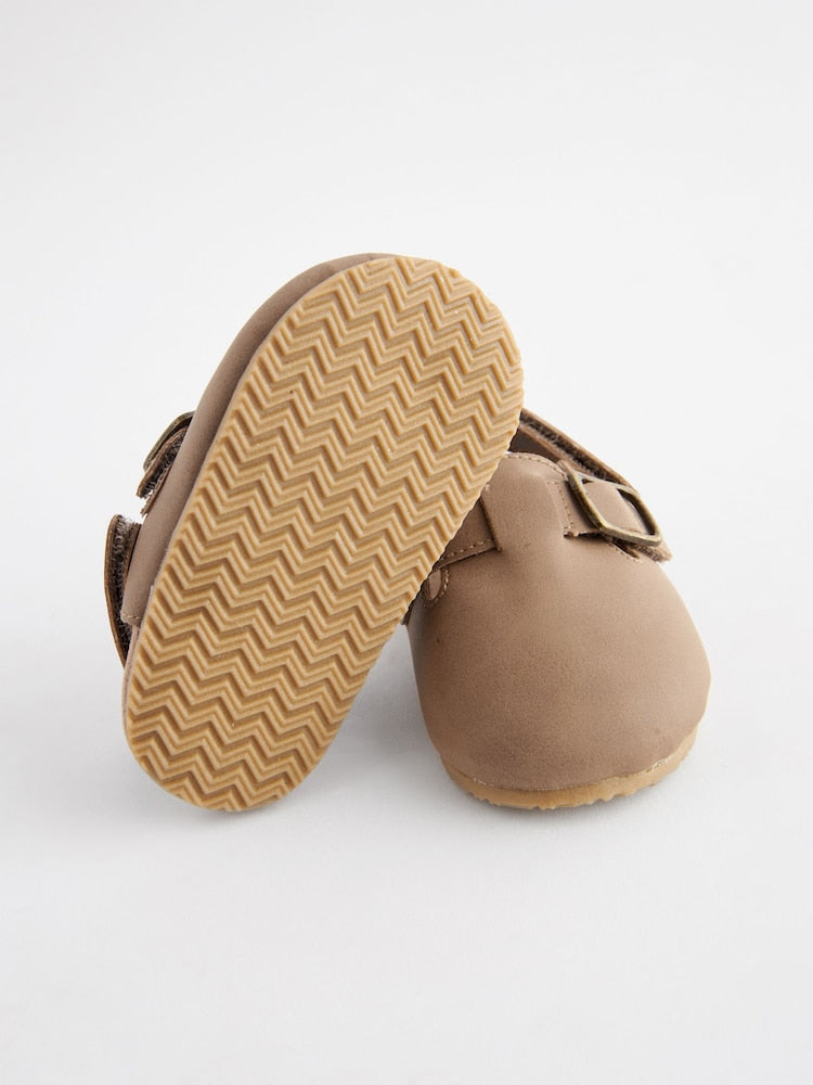 Neutral Touch Fastening Baby Clogs (0-2mths)