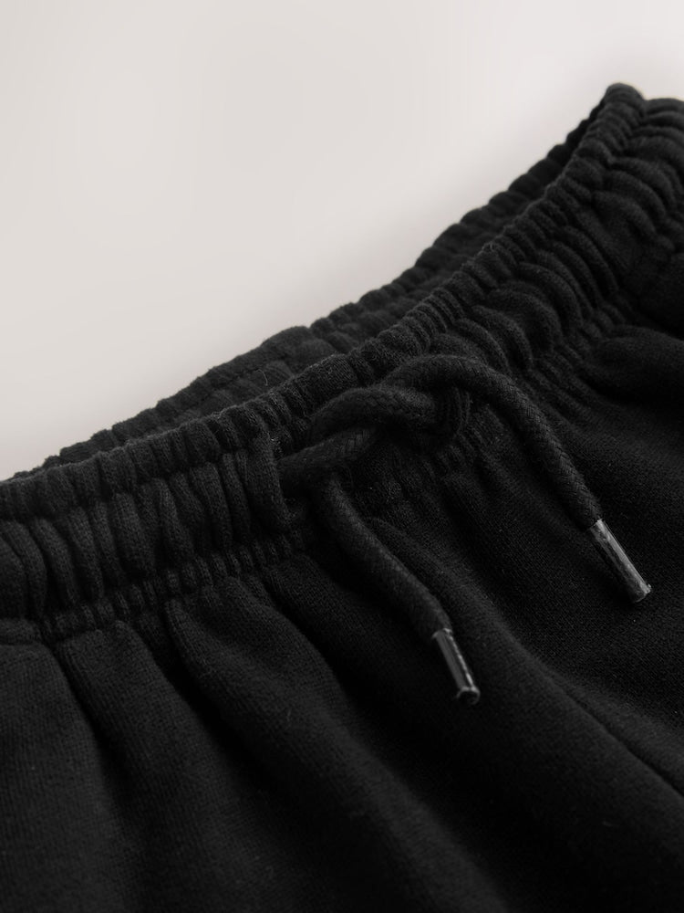 Black Wide Fit Soft Touch Jersey Joggers (3mths-7yrs)