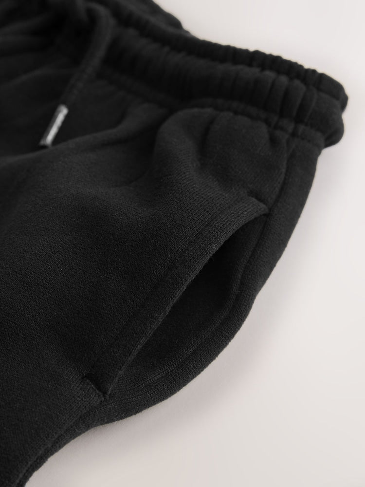 Black Wide Fit Soft Touch Jersey Joggers (3mths-7yrs)