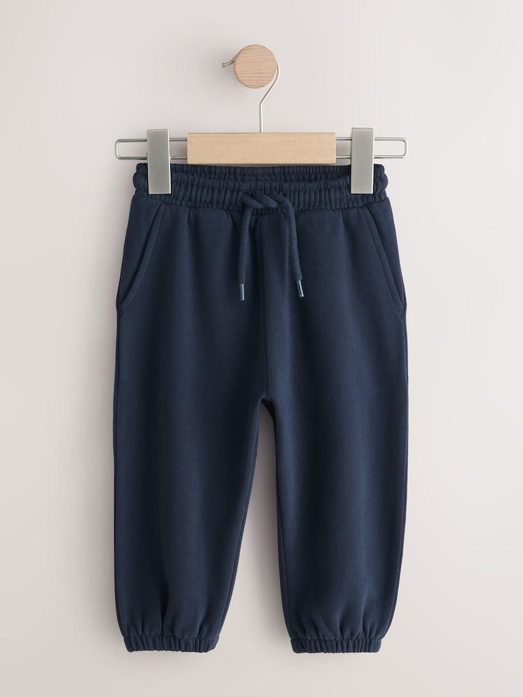 Navy Regular Fit Soft Touch Jersey Joggers (3mths-7yrs)