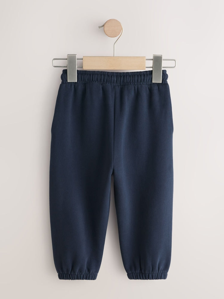Navy Regular Fit Soft Touch Jersey Joggers (3mths-7yrs)