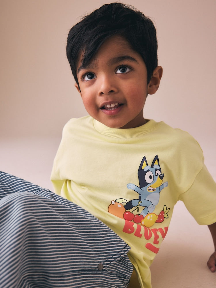 Yellow Bluey Short Sleeve T-Shirt (12mths-7yrs)