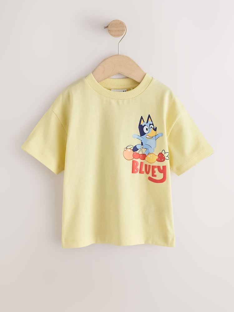 Yellow Bluey Short Sleeve T-Shirt (12mths-7yrs)