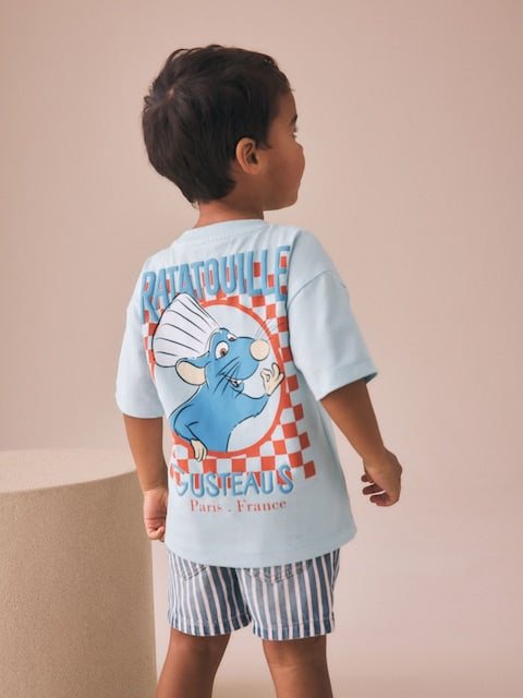 Blue Ratatouille T-Shirt (3mths-8yrs) - Size 3-6 Months (62-68cm)
