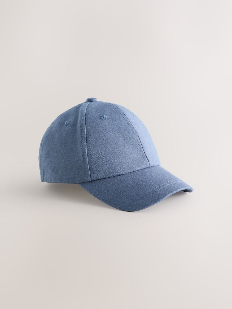 Air Force Blue Canvas Cotton Cap 1-16 Years (3mths-16yrs) - Size 3-9 Months (62-74cm)