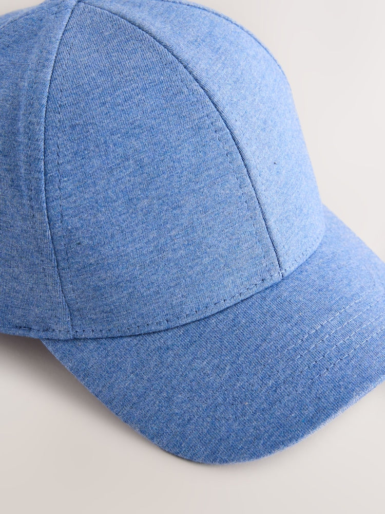 Pale Blue Jersey Marl Cap (3mths-13yrs)