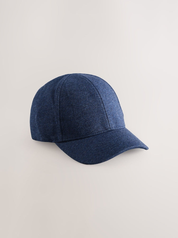 Navy Blue Jersey Marl Cap (3mths-13yrs)