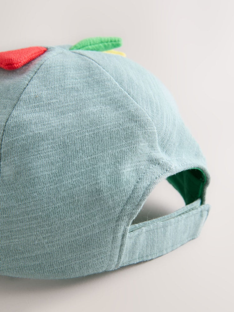 Green Dino Spike 3D Cap (3mths-10yrs)