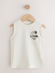 Black Palm Trees Graphic Vests 3 Pack (3mths-7yrs) - Size 3-6 Months (62-68cm)