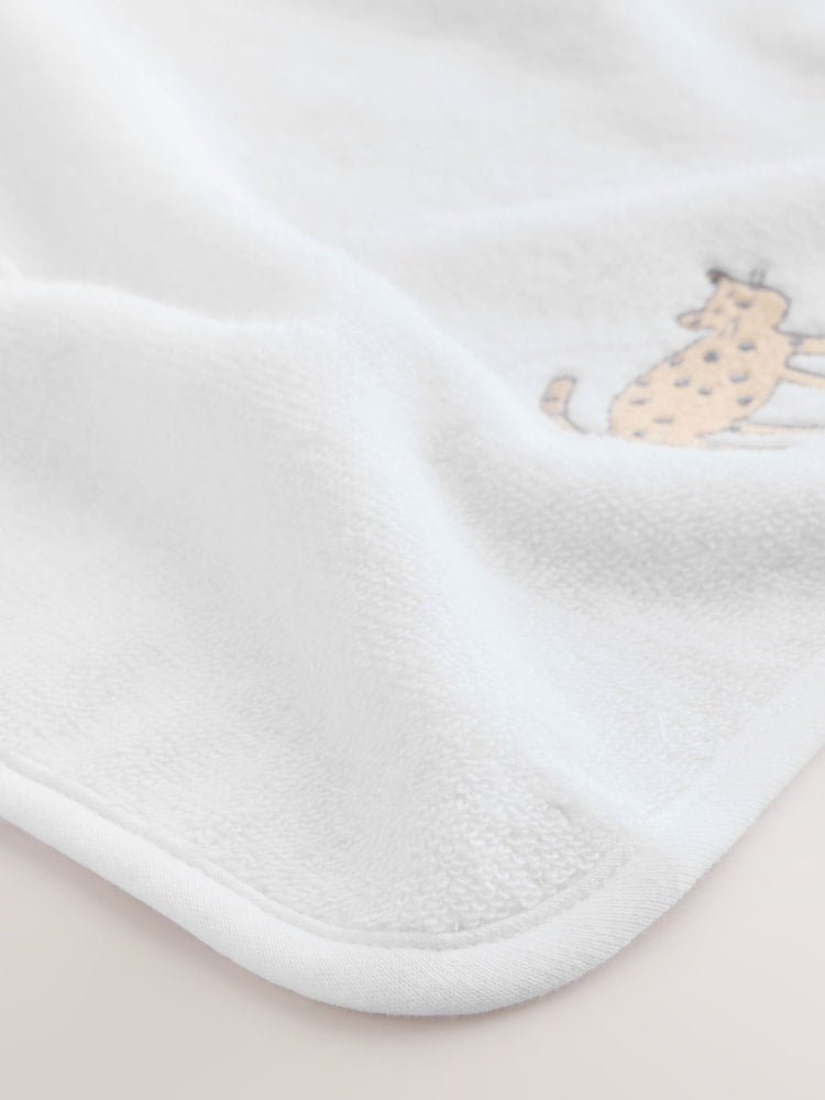 3 Pack Safari Animals Face Cloths