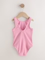 Light Pink Crinkle Swimsuit (3mths-7yrs) - Size 3-6 Months (62-68cm)