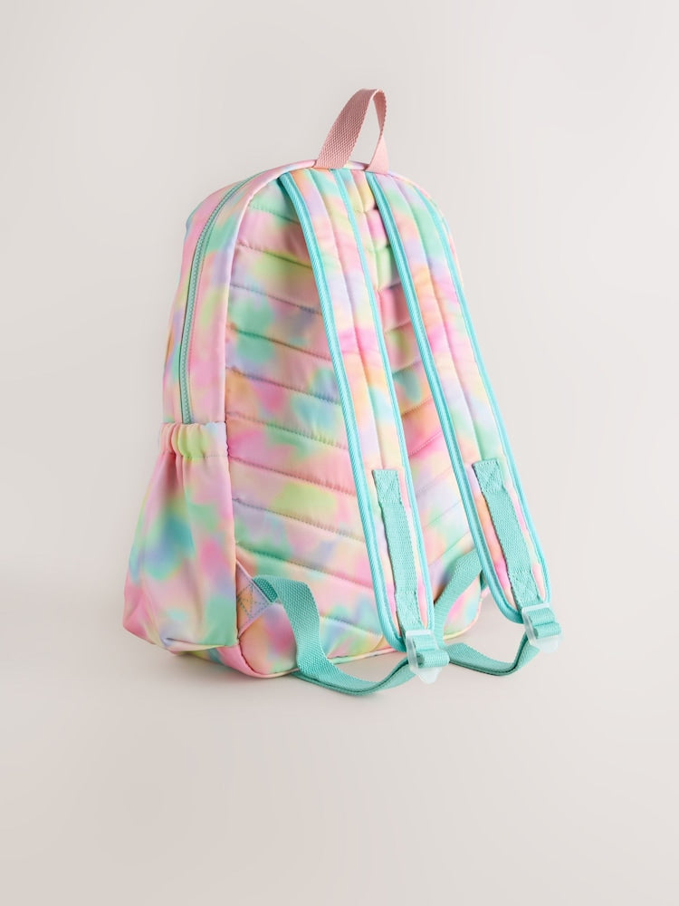 Pink Tie-Dye Backpack