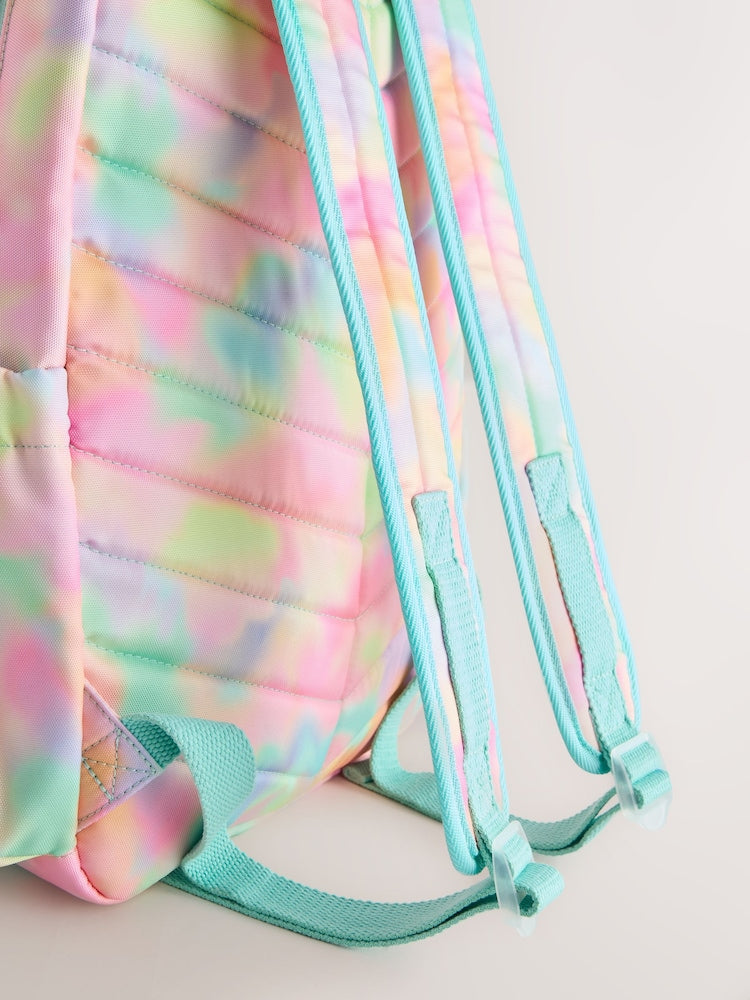 Pink Tie-Dye Backpack