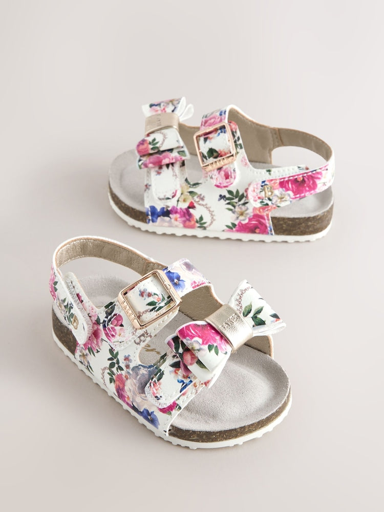 Baker by Ted Baker Baby Footbed Padders Sandals - Floral / EU 20.5 (UK 4)
