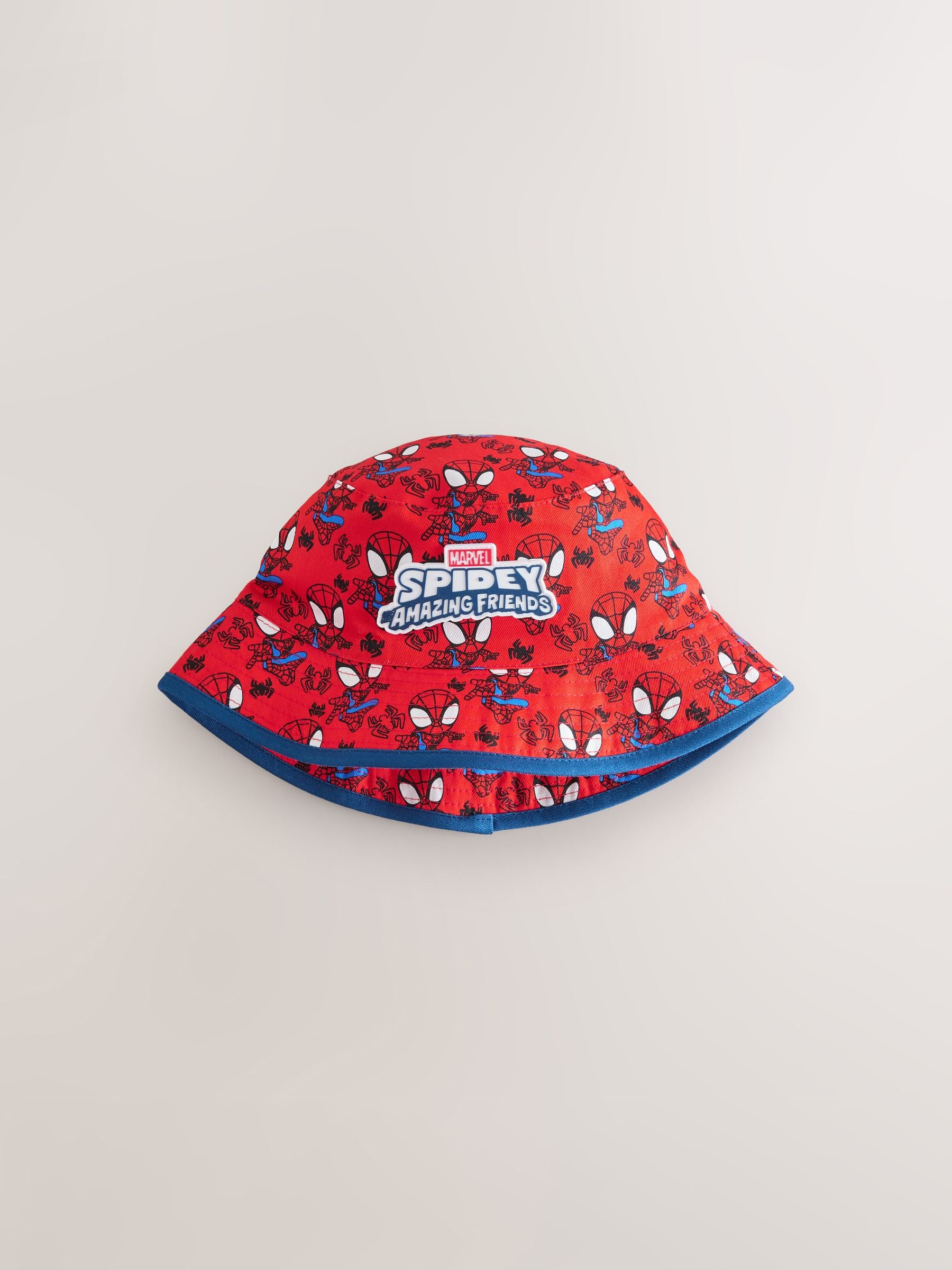 Red/Navy Blue Spidey and His Amazing Friends Buckey Hat (1-10yrs) - Size 1-2 Years (80-92cm) - Default 1