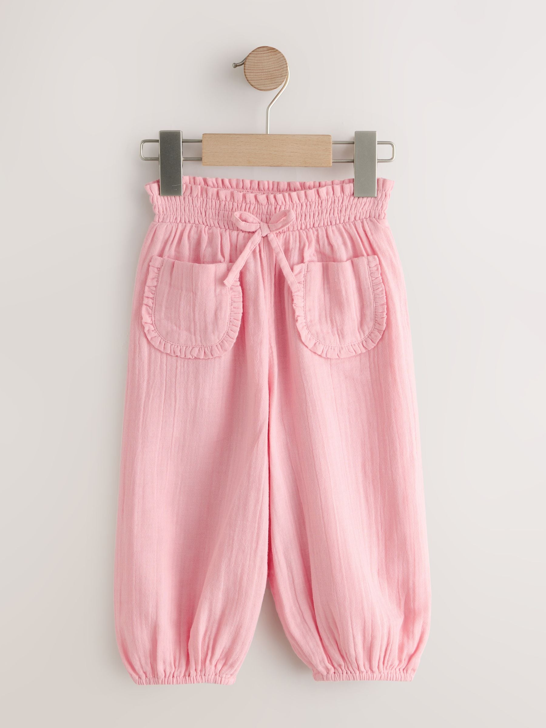 Light Pink Pull On Trousers (3mths-7yrs)