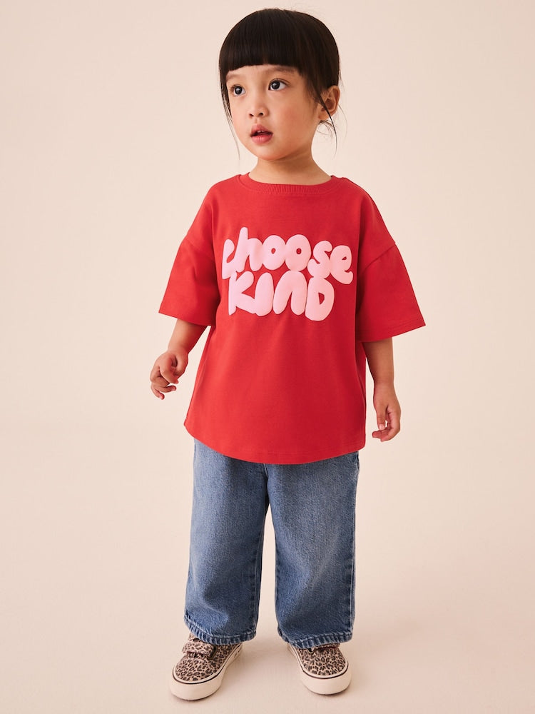 Red Short Sleeve T-Shirt (3mths-7yrs)