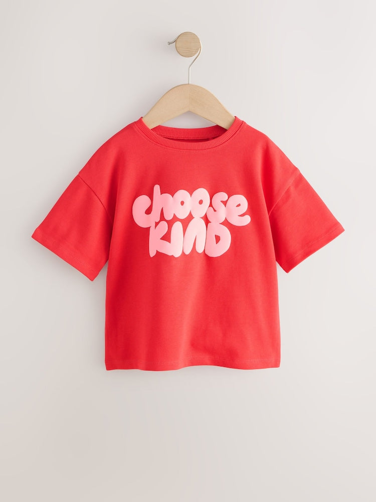Red Short Sleeve T-Shirt (3mths-7yrs)