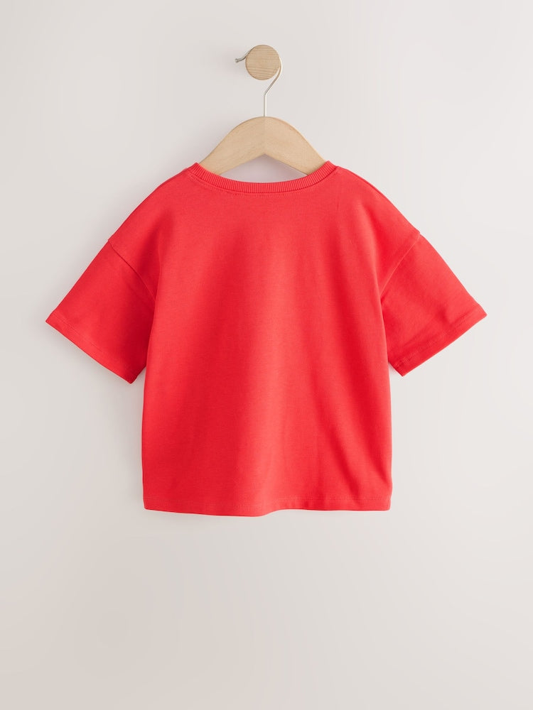 Red Short Sleeve T-Shirt (3mths-7yrs)