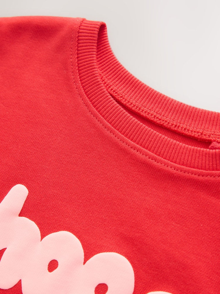 Red Short Sleeve T-Shirt (3mths-7yrs)