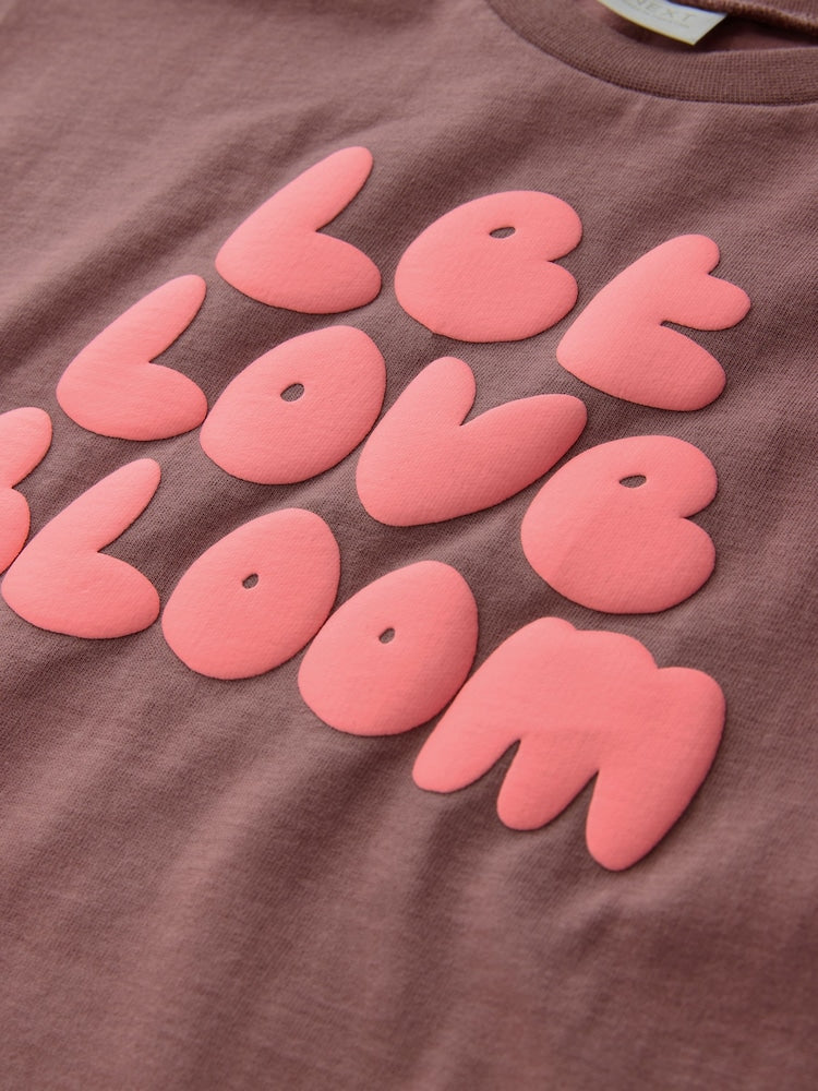 Brown/Pink Short Sleeve T-Shirt (3mths-7yrs)