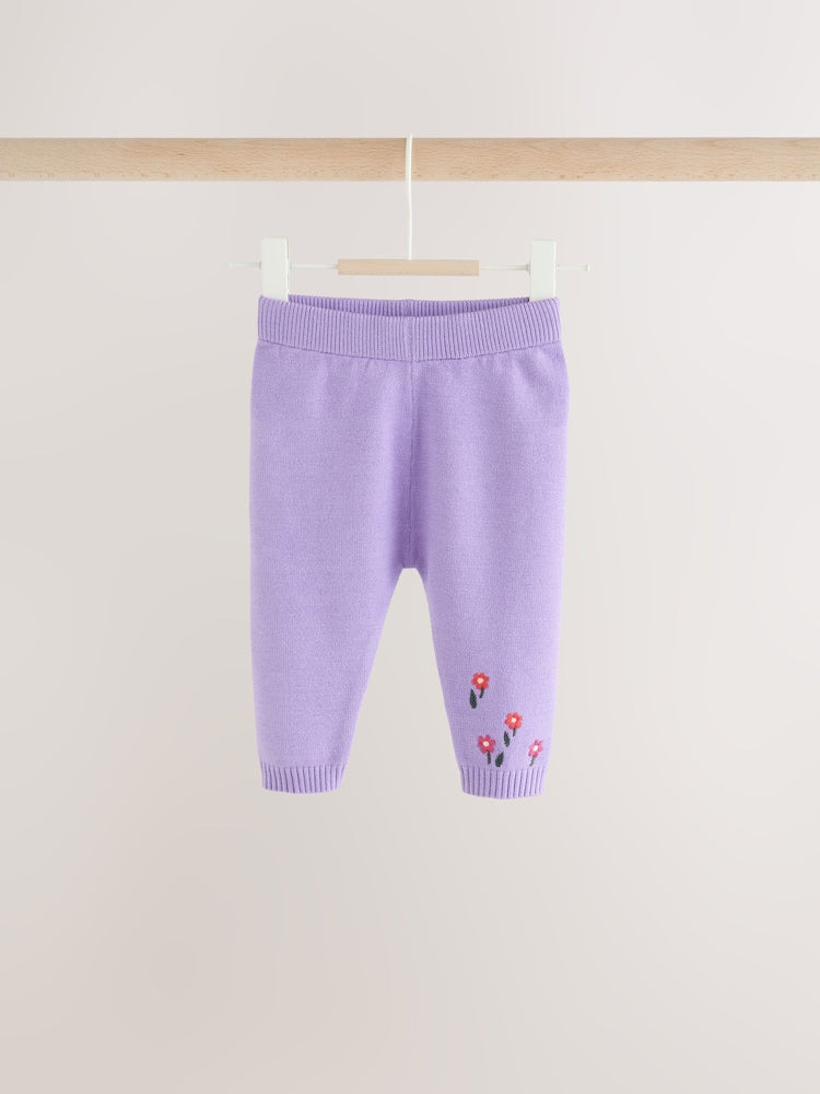 Pink Hamish Character Knitted Scene Jumper and Leggings Baby Set (0mths-2yrs)
