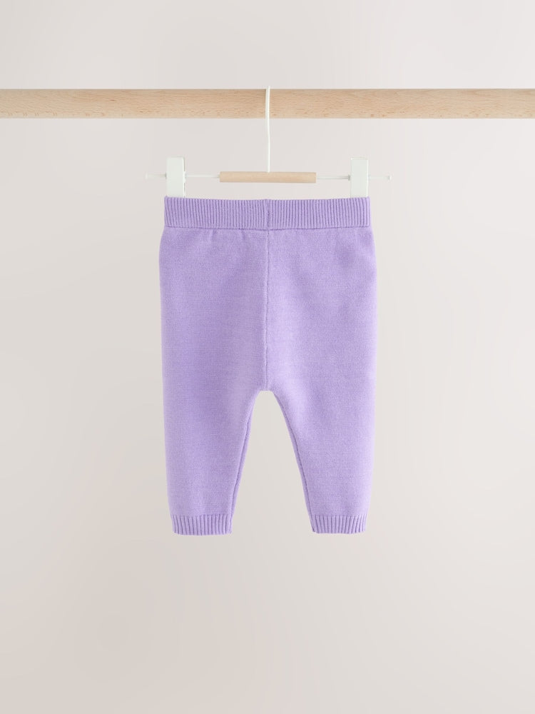 Pink Hamish Character Knitted Scene Jumper and Leggings Baby Set (0mths-2yrs)