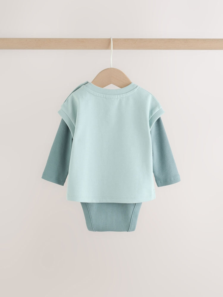 Blue Sweat Tank,