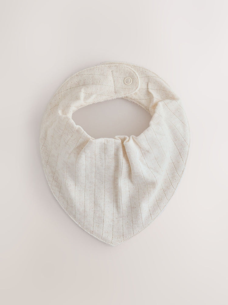 Neutral Brown Bibs 3 Pack - Size One