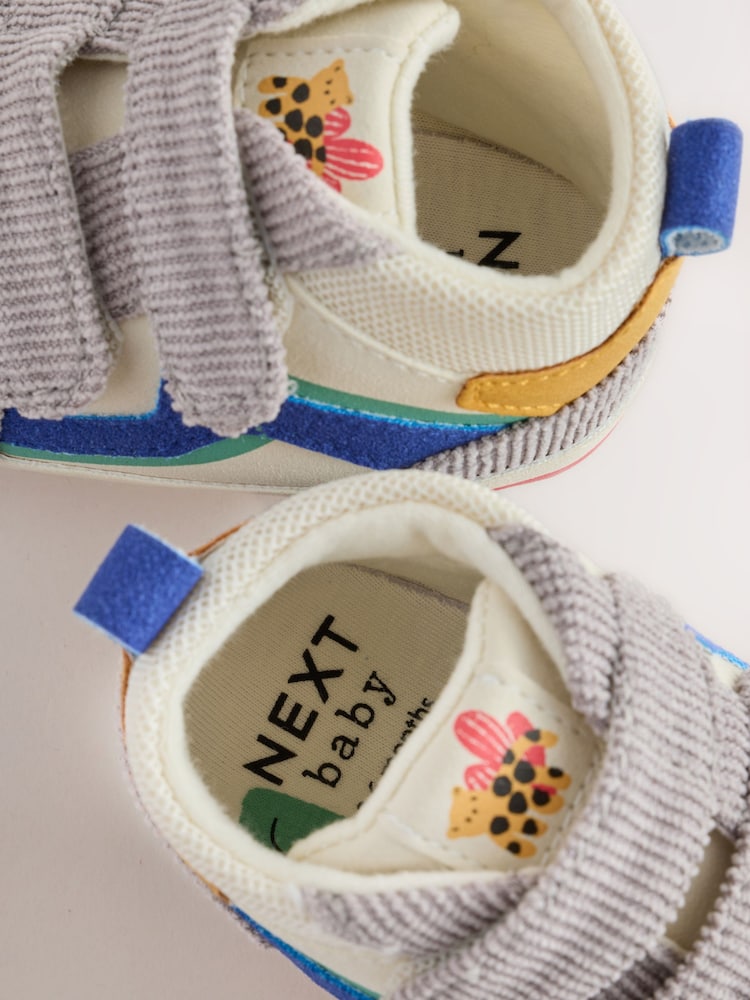 Multi Safari Hitop Baby Trainers (0-2mths)
