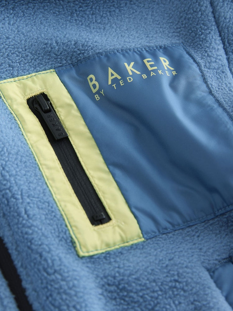 Baker by Ted Baker Blue 2 Piece Zip Through Fleece and Joggers Set
