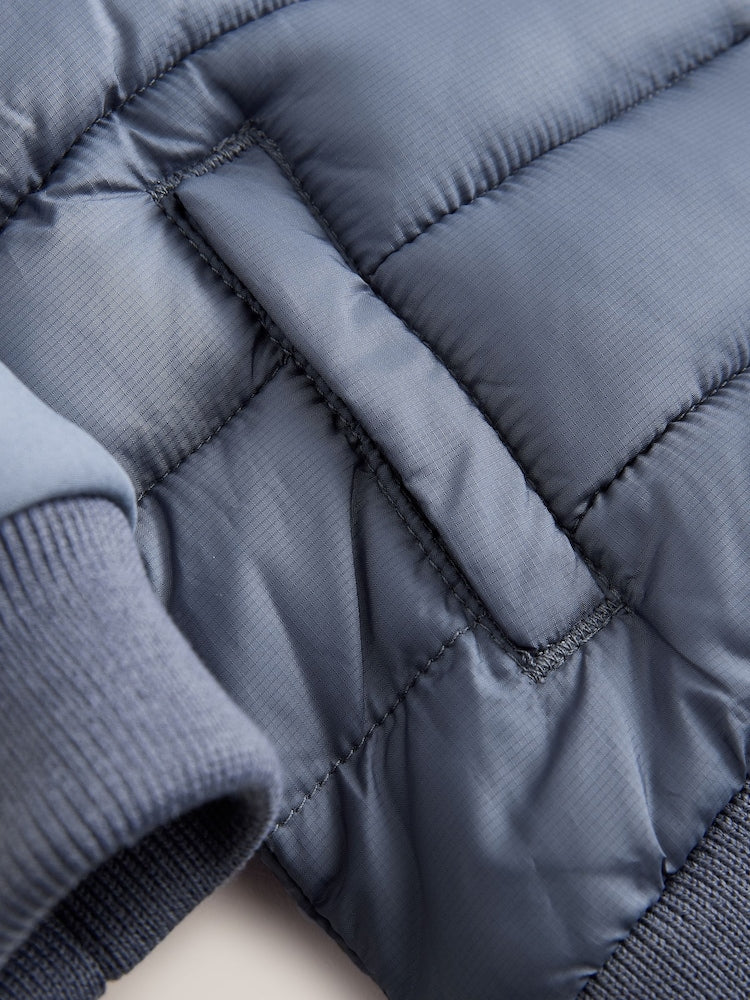 Baker by Ted Baker Charcoal Grey Neoprene Padded Coat