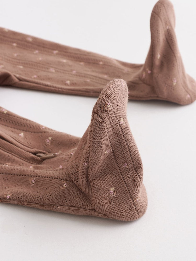 Brown Ditsy Floral