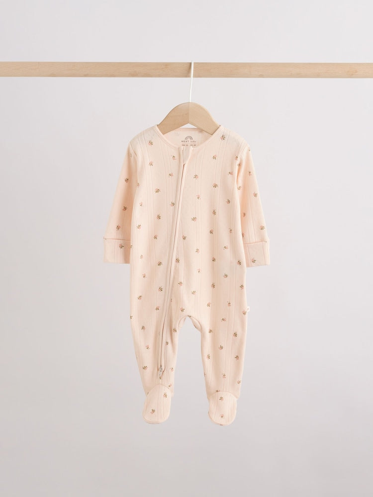 Brown Ditsy Floral