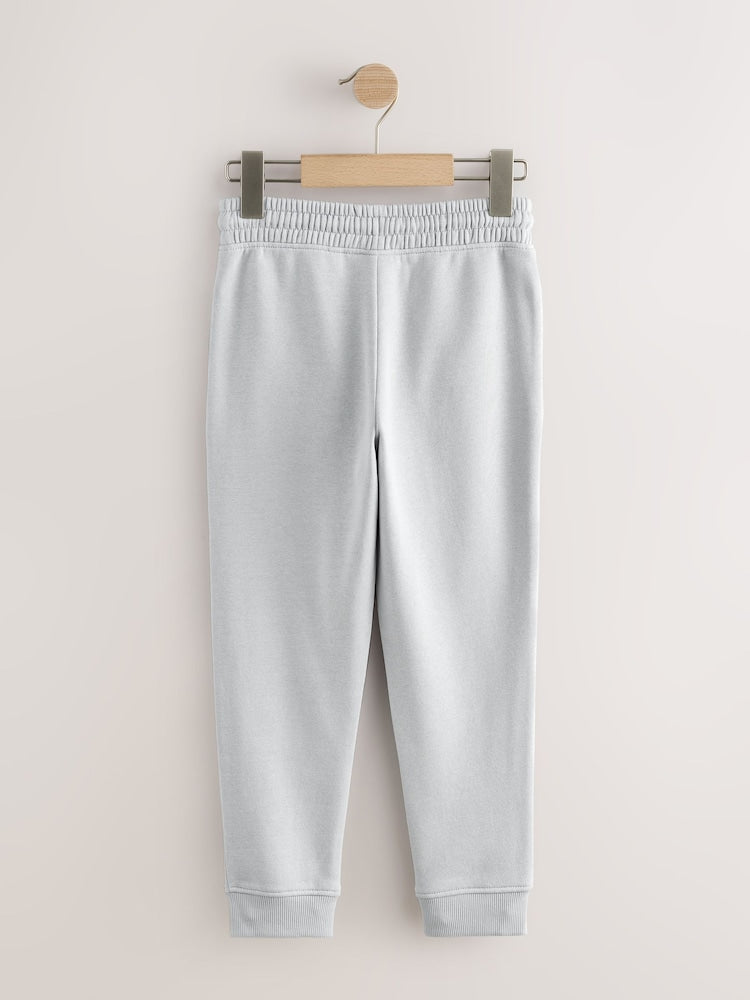 Grey/Black/Teal Slim Fit Joggers 3 Pack (3-16yrs)
