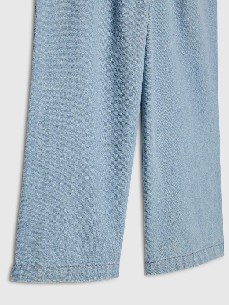 River Island Blue Seersucker Top & Jeans Set