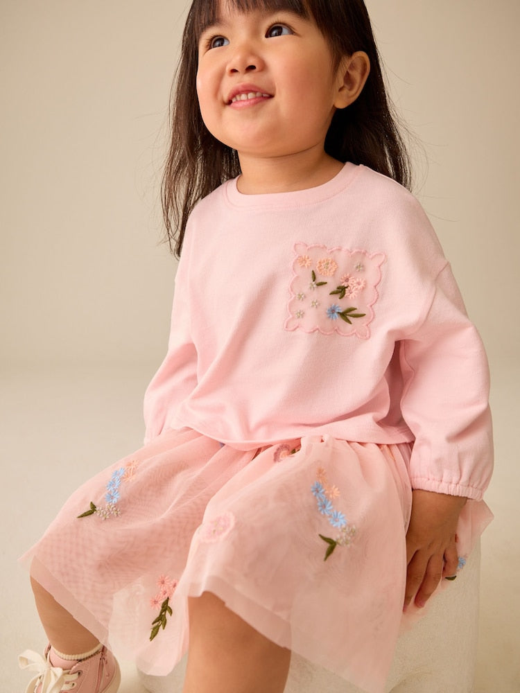 Pale Pink Embroidery