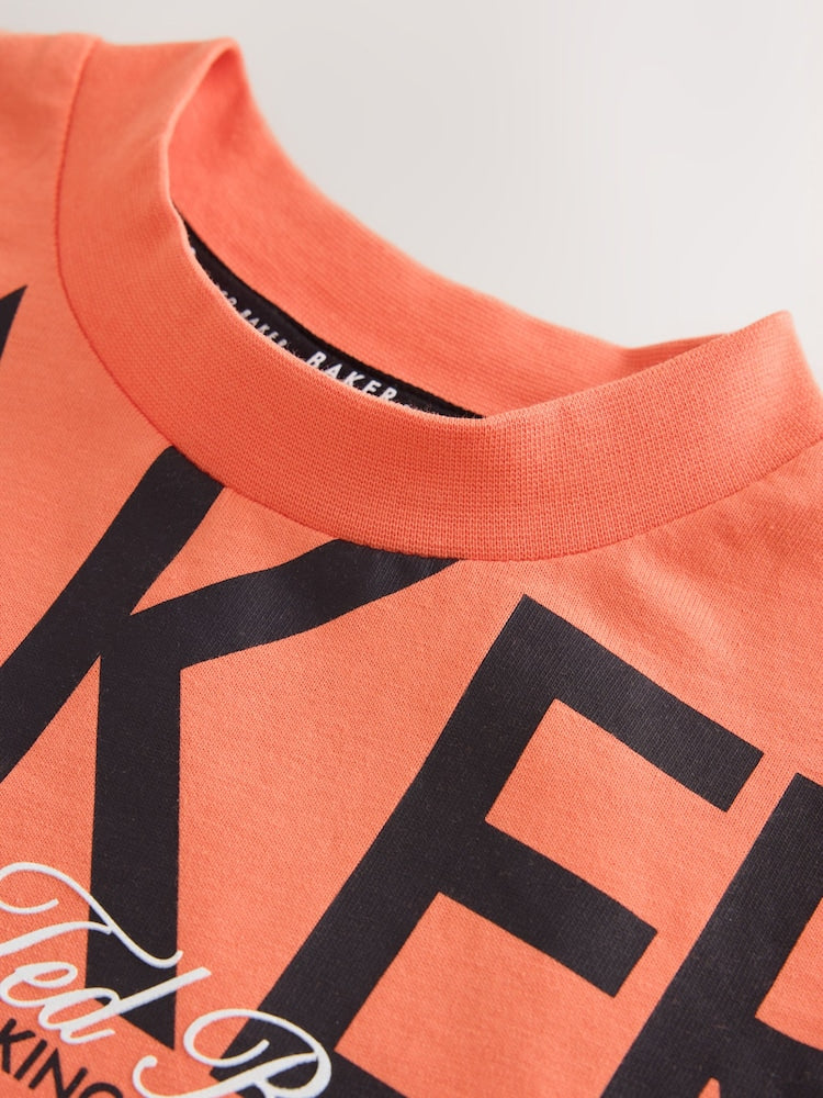 Baker by Ted Baker Oversized Graphic T-Shirt