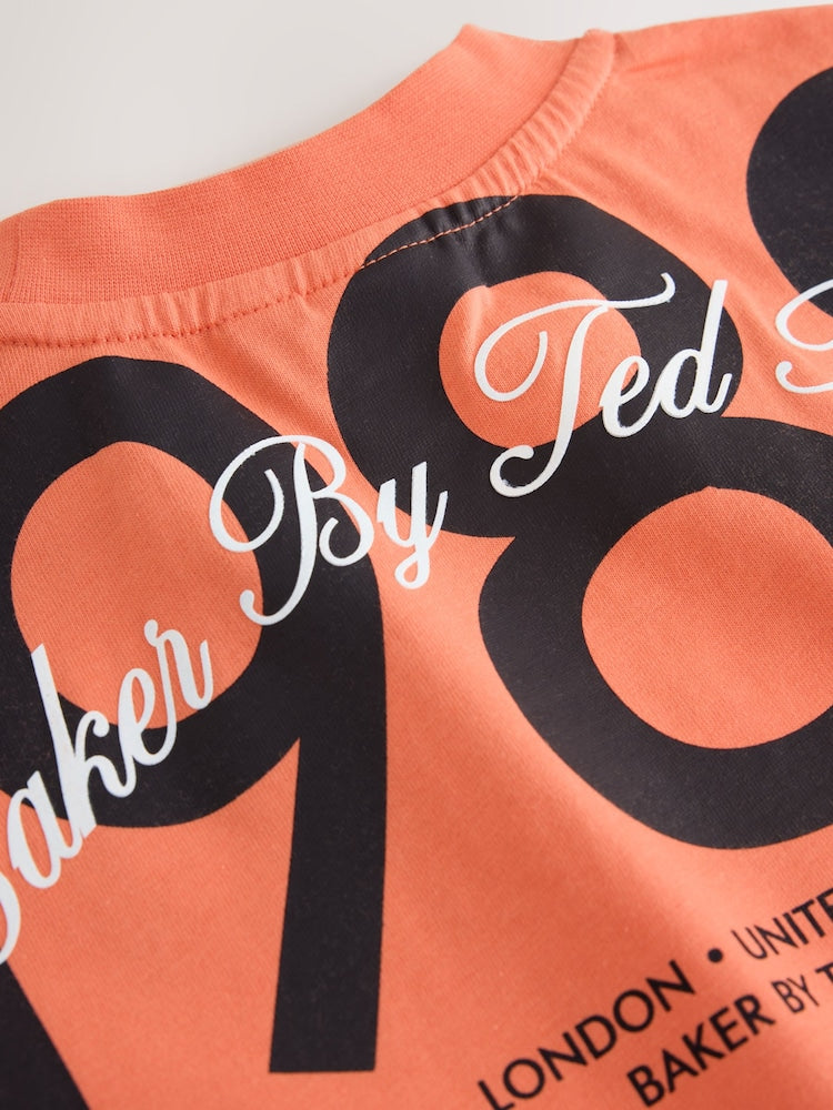 Baker by Ted Baker Oversized Graphic T-Shirt