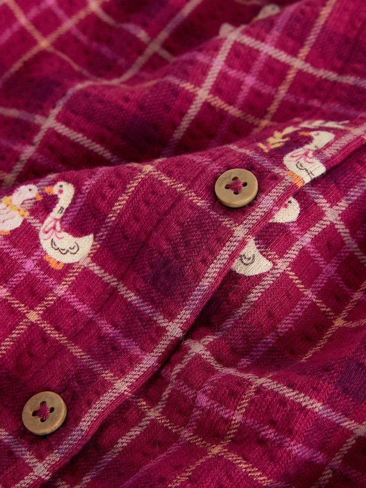 Red Check Goose