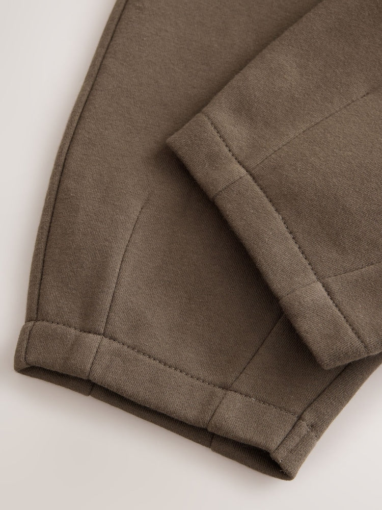 Brown Tapered Loose Joggers (3-16yrs)