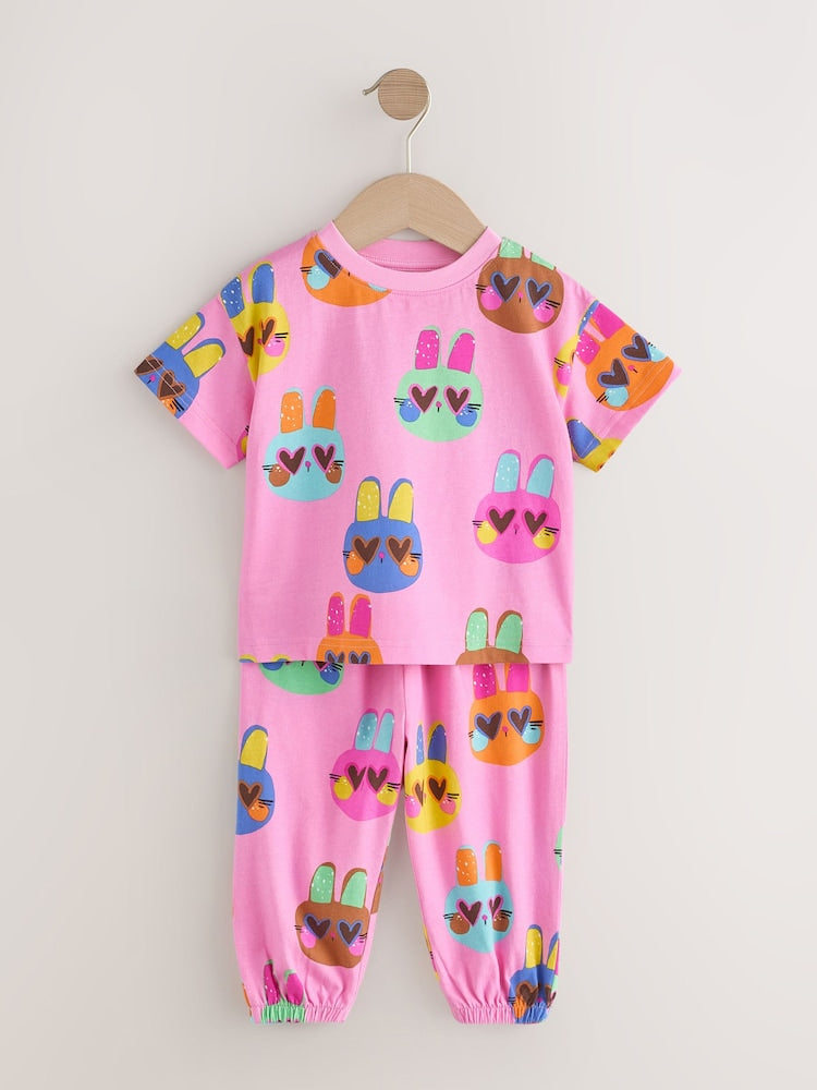 Pink/Blue Cat/Floral